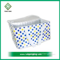 Promotional custom recyclable aluminum foil picnic insulated lunch cooler bag